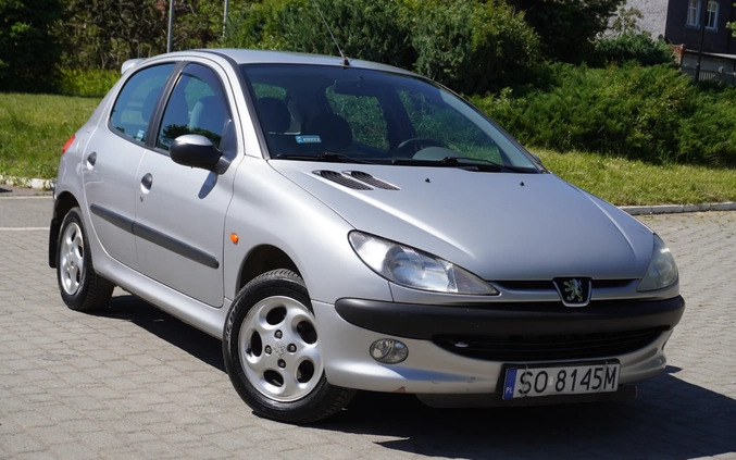 Peugeot 206 cena 4999 przebieg: 81000, rok produkcji 1999 z Katowice małe 277